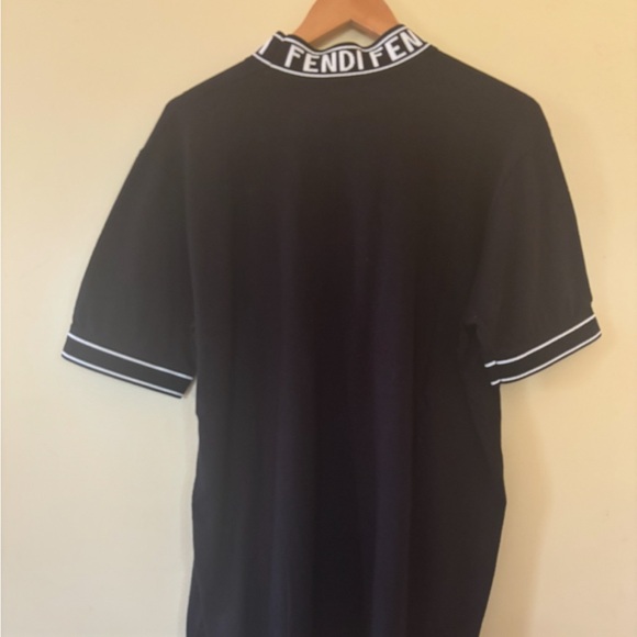 🆕 Fendi FF Logo turtleneck Polo Tshirt 👕 - Picture 4 of 7